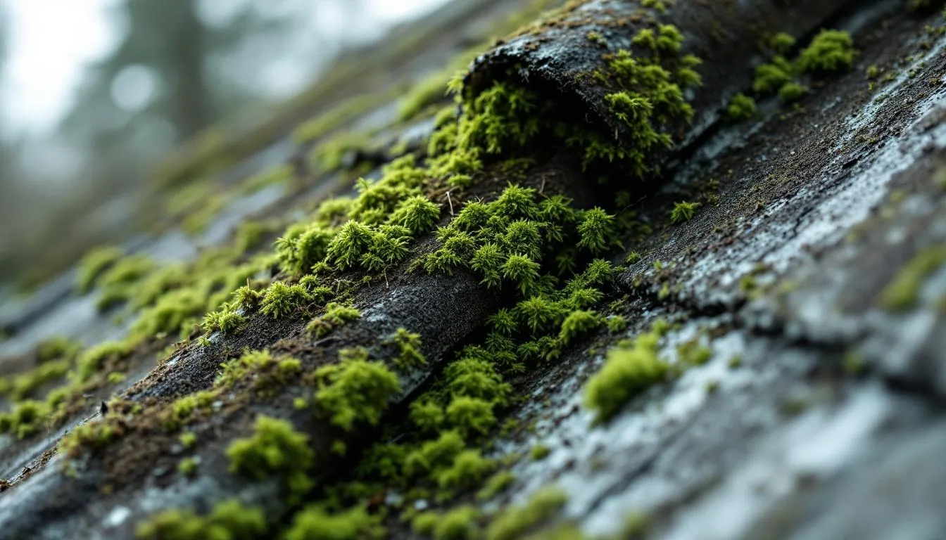 Moss and Algae Roof Growth